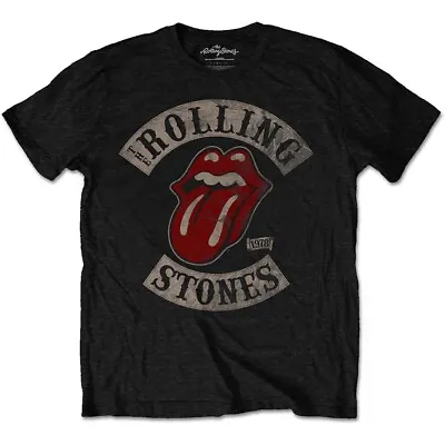 Buy Official The Rolling Stones Unisex T Shirt 1978 Tour Black Rock Metal Band Merch • 15.49£