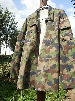 Buy Swiss Taz 90 Switzerland Army Military Field Shirt Jacket Coat BDU - Large Size  • 35£