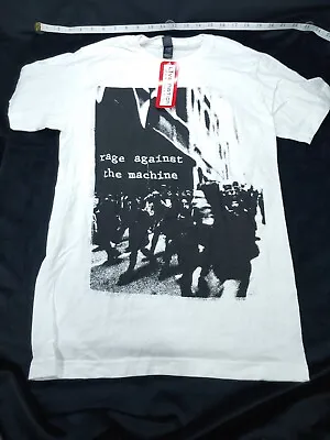 Buy MN/SM, Live Nation, Rage Against The Machine, White, T Shirt NWT, Official Merch • 20.79£