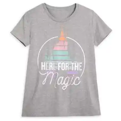 Buy Disney Parks Fantasyland Castle T-Shirt - Here For The Magic - S,M,L,XL - BNWT • 19.99£