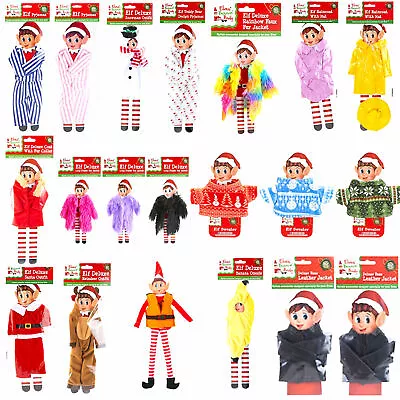 Buy Naughty Elf Games Accessories Toy Props Xmas Advent Decoration Dolls Clothes • 3.16£