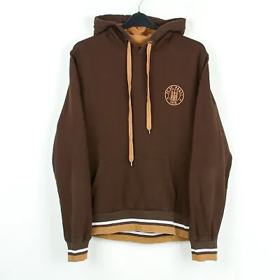 Buy St Pauli Mens L Football Soccer Hoodie Jumper Pullover Sweatshirt Brown Logo Top • 46.80£