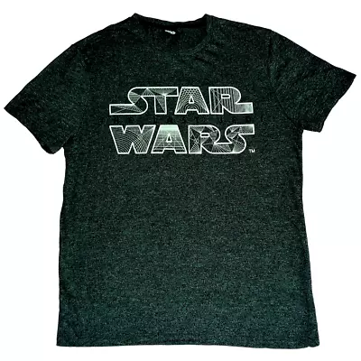 Buy STAR WARS Mens T-Shirt The Last Jedi Size M Grey Science Lucas Films Movie Retro • 4.25£