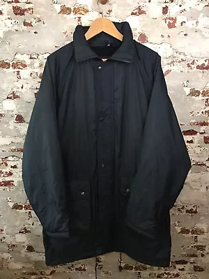 Buy Dickies Large L Long Waterproof Rain Coat Black Jacket Coat Marks As Pictured • 18.99£