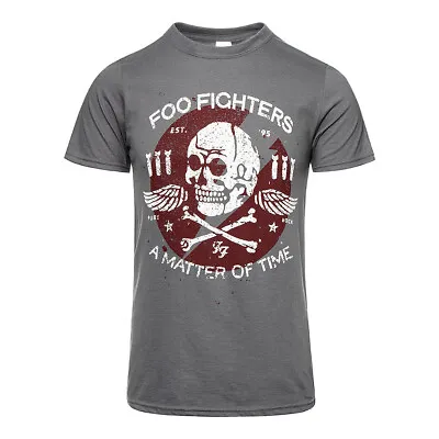 Buy Official Foo Fighters Matter Of Time T Shirt (Grey) • 19.99£