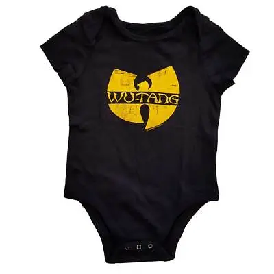 Buy Wu Tang Clan: ’Distressed Logo Babygrow’ *Official Merch* • 14.99£
