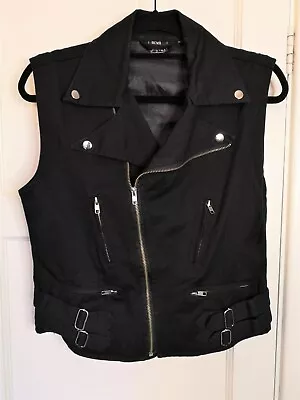 Buy Biker Style 1120 Dead Threads Jacket S Gillet Vest Zip Off Sleeve Rock Goth Punk • 30£