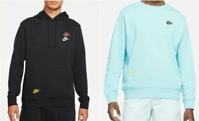 Buy Nike Men's Sportswear French Terry Pullover Hoodie In Black | DD4666-010 • 29.99£