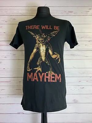Buy GREMLINS T Shirt- There Will Be Mayhem Gremlins Black T-Shirt Size Medium Slim • 11.95£