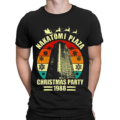 Buy Nakatomi Plaza Christmas Party 1988 Xmas Party Retro Vintage Mens T-Shirts Top#D • 9.99£