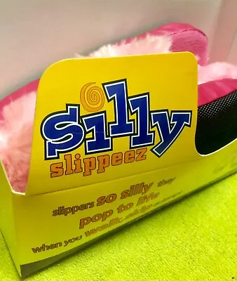 Buy SIZE UK 4 FUNKY FUN SLIPPERS FLUFFY PINK (little Piggies) Novelty Night Wear 💕 • 0.99£