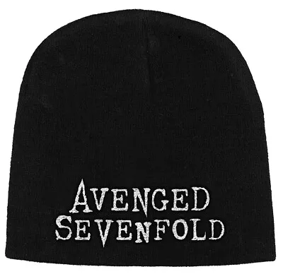 Buy Avenged Sevenfold Logo Black Beanie Hat NEW OFFICIAL • 17.99£