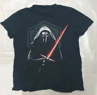 Buy Star Wars - The Force Awakens Black Kylo Ren T Shirt - Size Large (L) • 5£