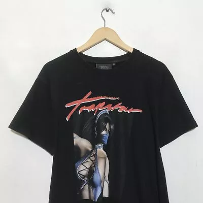 Buy Black Trapstar Mortal Kombat Graphic T Shirt - Medium • 40£