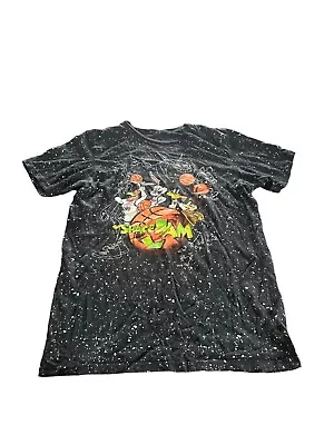 Buy Vintage Looney Tunes Space Jam Men’s T-shirt Size S Black Bugs Tune Squad Y2K • 11.12£