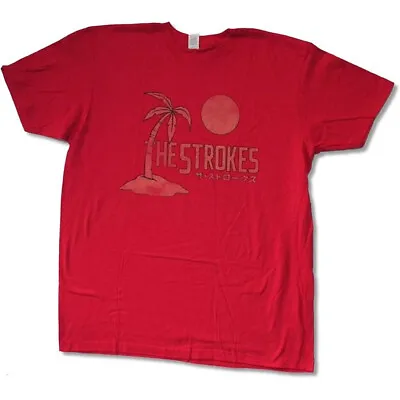 Buy The Strokes Band  Vintage 2015 Japan Tour   Red  XL T-Shirt  NEW IN BAG - -RARE • 47.24£