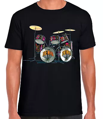 Buy Keith Moon's Drum Kit - Short Sleeve T-Shirt Unisex • 19.99£