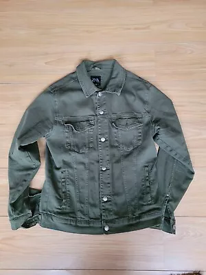 Buy Zara Mens Jacket Size M Good Condition Khaki Green  • 7£