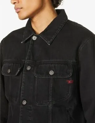 Buy Diesel D-Milo Denim Jacket Large L Dark Grey Charcoal (like D-Barcy ) • 40£