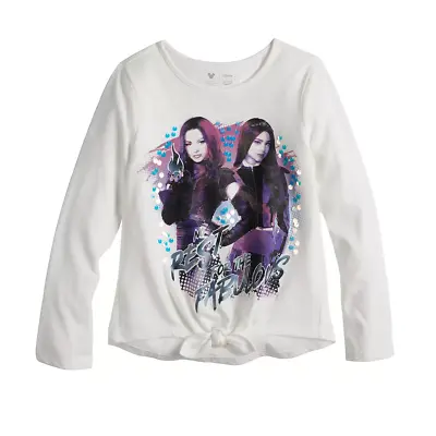 Buy Disney Descendants Girls Size 5 Tie Front Graphic Tee By Jumping Beans $22.00 • 6.87£
