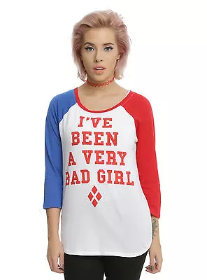 Buy DC Comics Suicide Squad Harley Quinn Bad Girl Girls Raglan • 14.20£