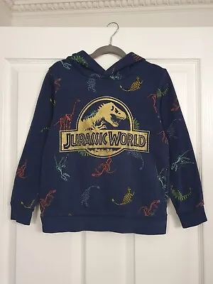 Buy Jurassic World H&M Boys Kids Childrens Sweatshirt Jumper Hooded Top - 6-8 Years • 7.99£