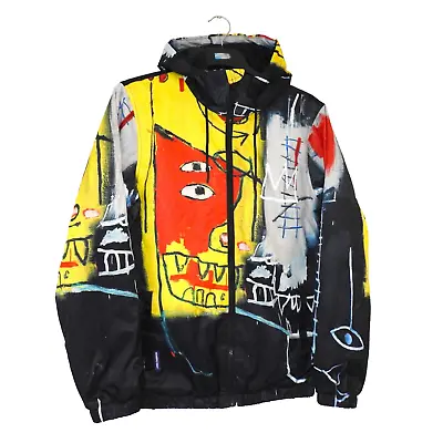 Buy Members Only X Jean Michel Basquiat Hooded Jacket Mens Size Small Hoodie • 46.95£
