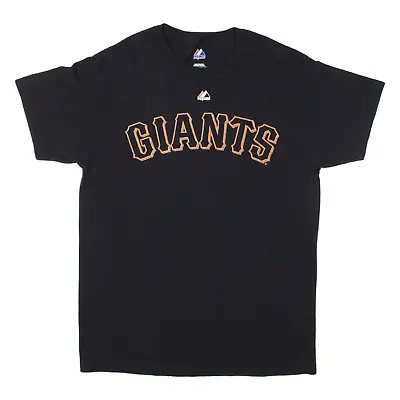 Buy MAJESTIC San Francisco Giants Mens T-Shirt Black USA M • 7.99£