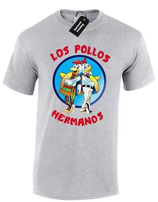 Buy Los Pollos Hermanos Mens T Shirt Breaking Heisenberg Bad Walter White Christmas • 7.99£