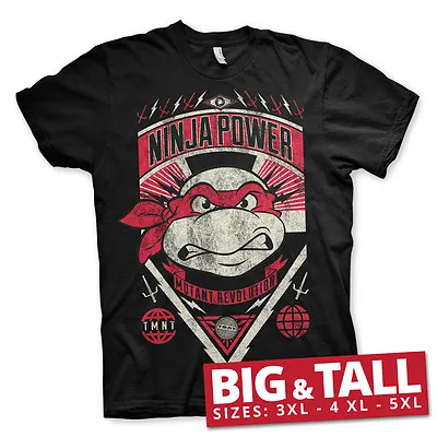 Buy Officially Licensed TMNT - Ninja Power BIG & TALL 3XL, 4XL, 5XL Men's T-Shirt • 22.98£