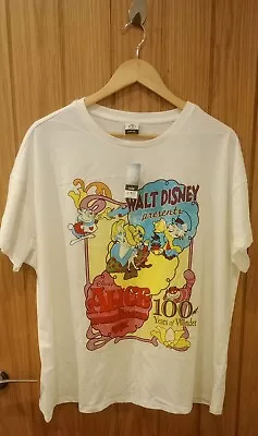 Buy George Disney Alice In Wonderland Ladies Size 20 T-Shirt Vintage Retro Style NEW • 4.99£