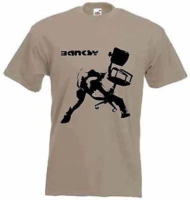 Buy BANKSY OFFICE CHAIR T-SHIRT - The Clash London Calling - Choice Of 10 Colours • 12.95£