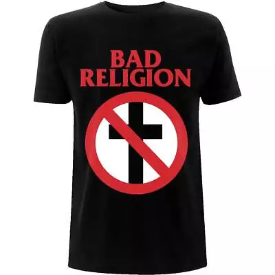Buy BAD RELIGION  - Official  Unisex T- Shirt - Classic Buster Cross - Black Cotton • 18.99£