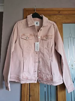 Buy BNWT Pink Denim Jacket Size 14 ~ VERY • 19.99£