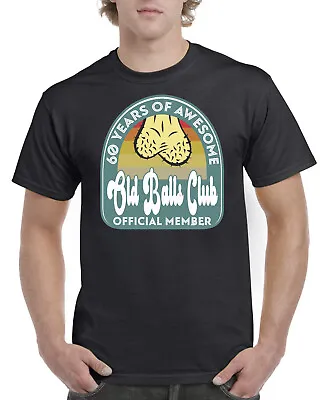 Buy 60th Birthday T-Shirt Mens Rude T Shirt Awesome Since 1964 60 Years Old Gifts • 13.99£