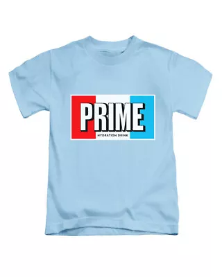 Buy Prime Kids T-Shirt KSI Logan Paul Hydration Energy Boys Girls (Multicoloured) • 6.95£