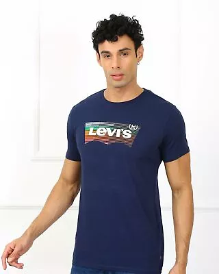 Buy Levi's Original Tee Crew Neck T-Shirt Mens Batwing Graphic Top Casual Levi Jeans • 14.99£
