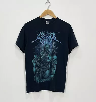 Buy Chelsea Grin 2013 Tour T-shirt Size M Black Short Sleeve Top Metal Rock Band • 26.40£