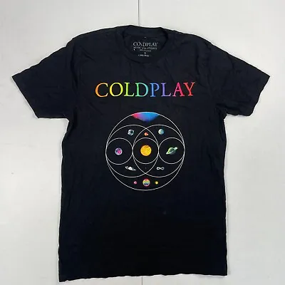 Buy Coldplay T-Shirt Small Black Cotton Womens Band Music Of The Spheres • 13.39£