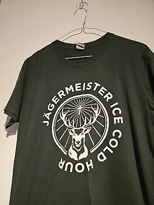 Buy Jagermeister Ice Cold Hour Green Tshirt Medium • 2.99£