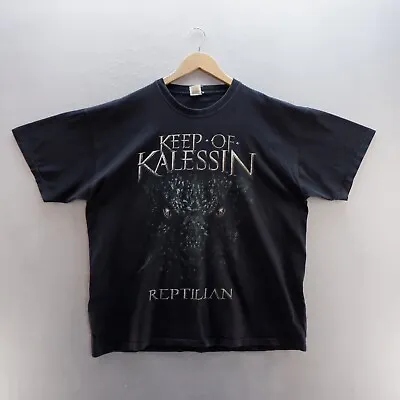 Buy Keep Of Kalessin T Shirt 2XL Black Reptilian Graphic Print Rock Band Music • 10.52£