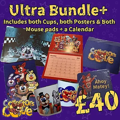 Buy Five Nights At Freddy’s - Collectors Cove - Ultra Bundle+ : FNaF Custom Merch  • 40£