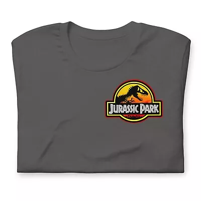 Buy Jurassic Park Original Logo Front/Back T-Shirt, Available In 8 Different Colours • 29.99£