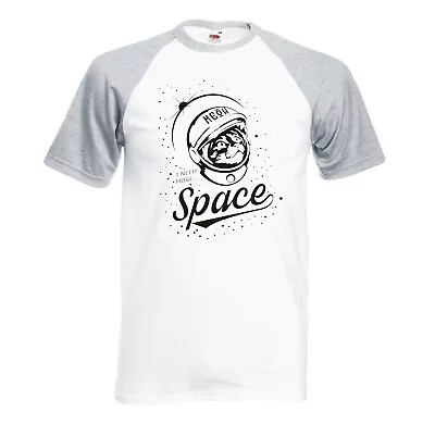 Buy I Need More Space-cat Raglan Baseball T-shirt • 14.99£