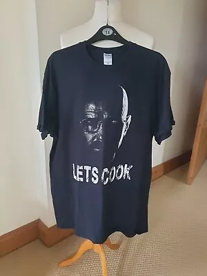 Buy Mens Breaking Bad Walter White Lets Cook Black & White T Shirt Top Size XL • 3.99£