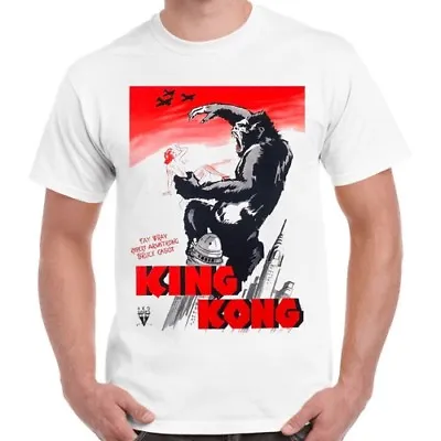 Buy King Kong Poster Monster Movie 30s Cool Gift Vintage Retro T Shirt 1188 • 7.35£
