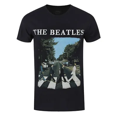 Buy The Beatles T-Shirt Abbey Road Album Official Band Black New • 14.95£