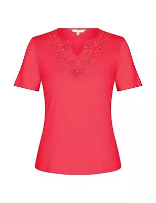 Buy NONI B - Womens All Season Tops - Red Tshirt / Tee - Cotton - Casual Clothing • 11.84£
