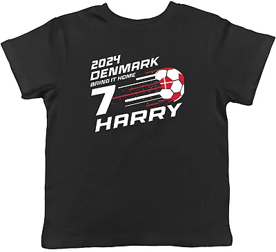 Buy Personalised Denmark Football Kid T-Shirt Any Name Number Bring It Home Boy Girl • 5.99£