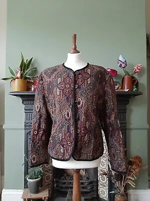Buy Vintage St Michael Jacket Ladies Quilted Boho Cottagecore Indie Festival Hippie • 25£
